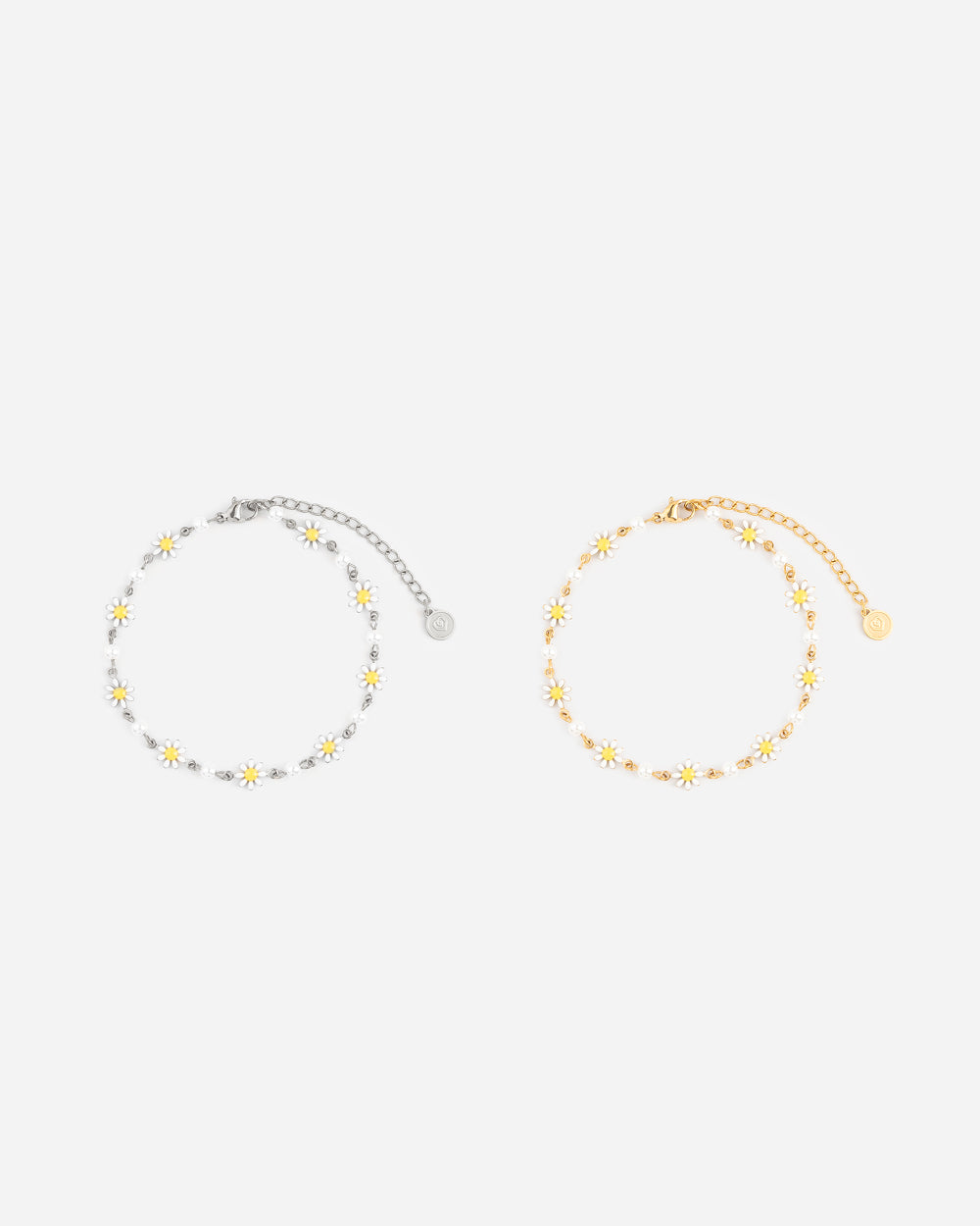 ANKLET Daisy Chains - Silver