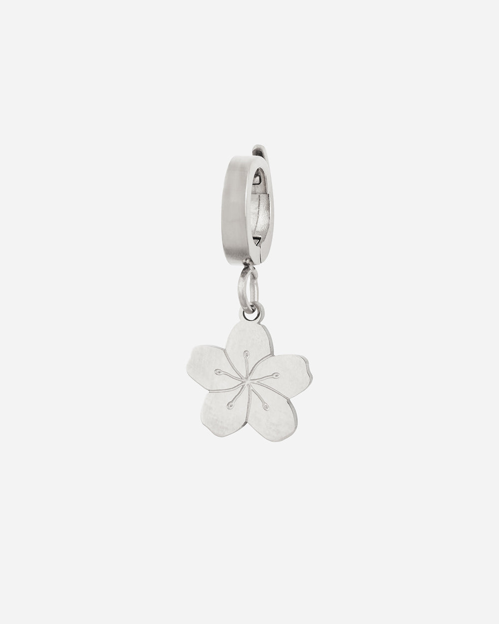 CHARM Tropical Flower - Silver